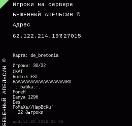БЕШЕННЫЙ АПЕЛЬСИН ©